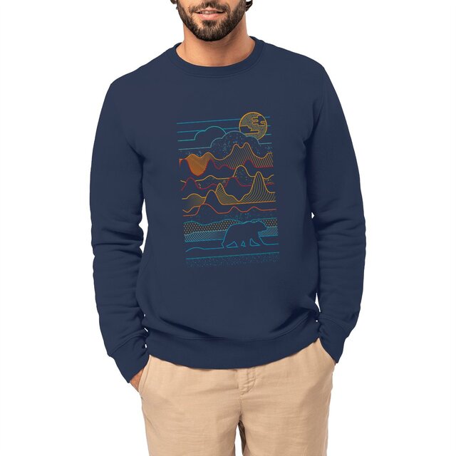 Image front Sweat-shirt Unisexe - Ours Vibes