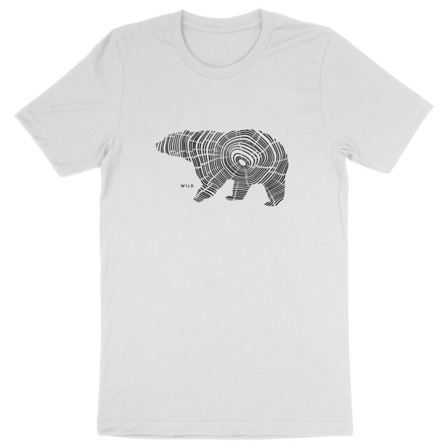 Image front T-Shirt Ours Sauvage unisexe