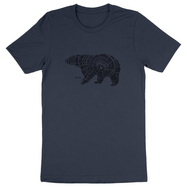 Image back T-Shirt Ours Sauvage unisexe
