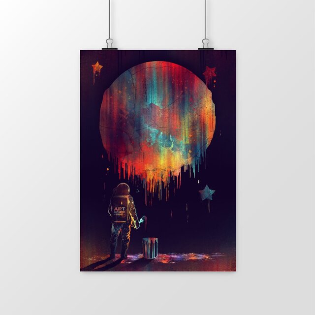 Image front Art d'astronaute