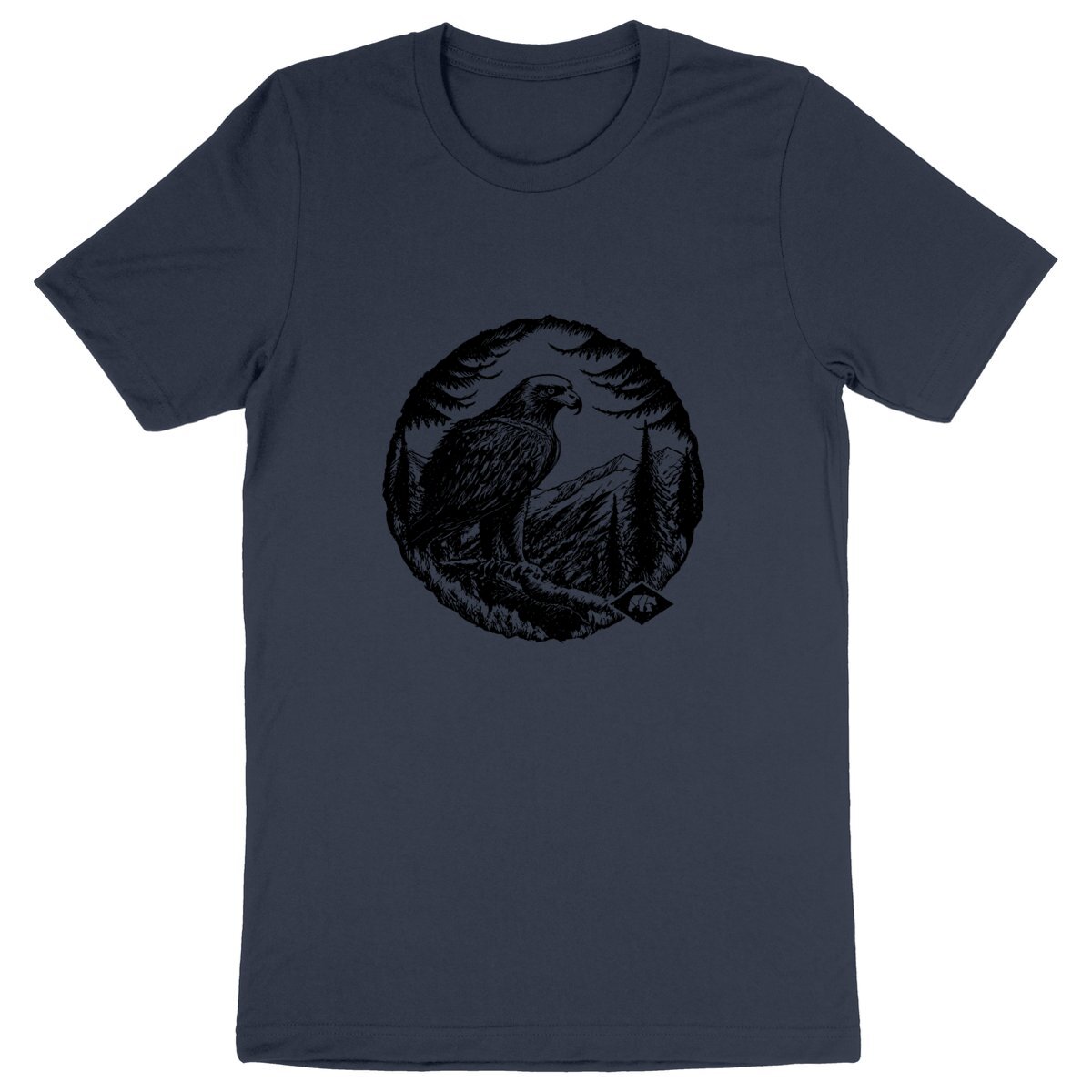 T-Shirt Bio - Aigle en montagne - Image