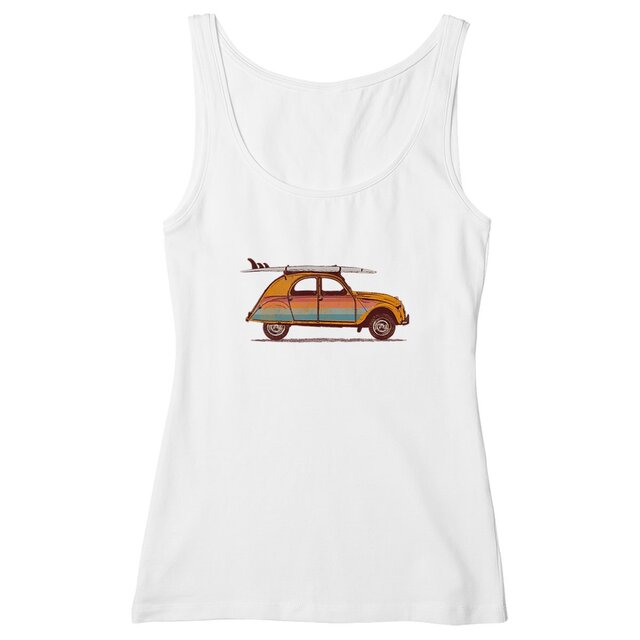 Image back Débardeur Femme BIO - Surf 2CV