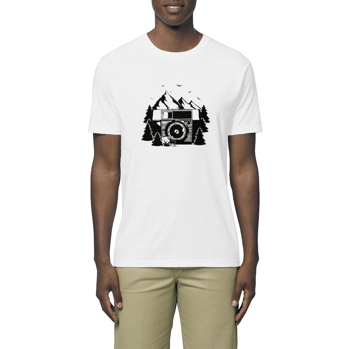 T-shirt coton Bio - photo de montagne