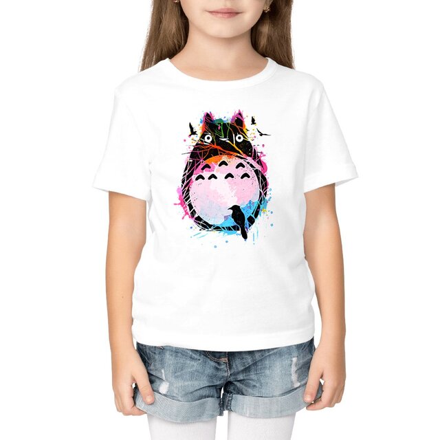 Image front T-shirt Enfant - Totoro Street-art