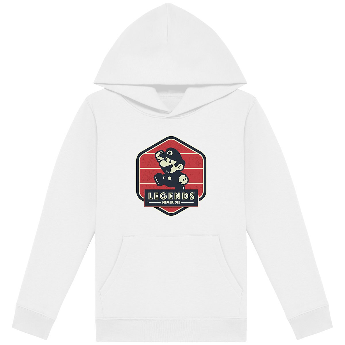 Sweat à capuche Enfant - Mario Bros Retro Gaming - Image