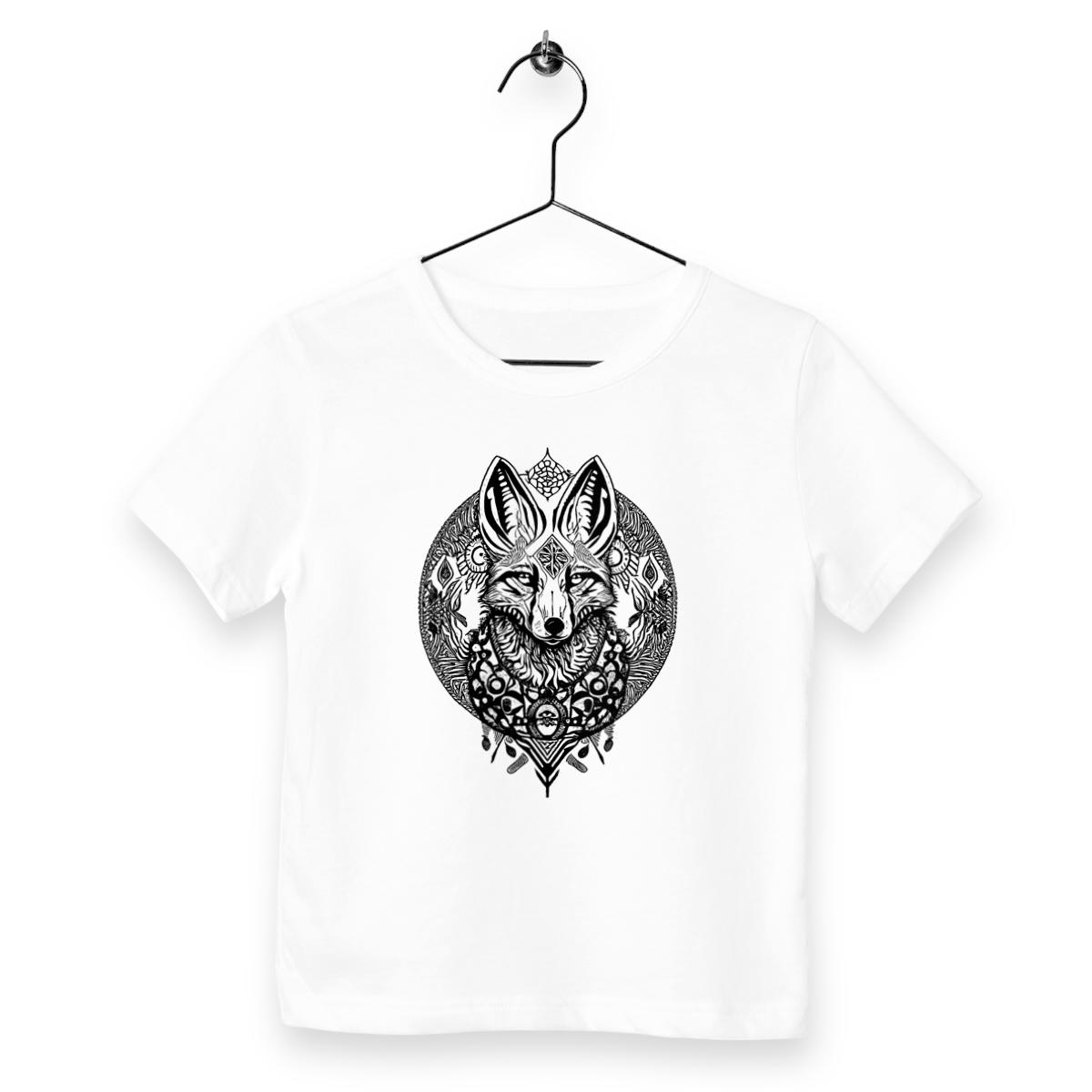 T-shirt Enfant - Renard Tribal Bohème - Image