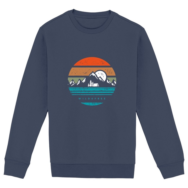 Image back Sweat-shirt Unisexe - Wild And Free - Sweat-shirt de Montagne