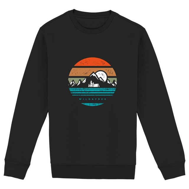 Image front Sweat-shirt Unisexe - Wild And Free - Sweat-shirt de Montagne
