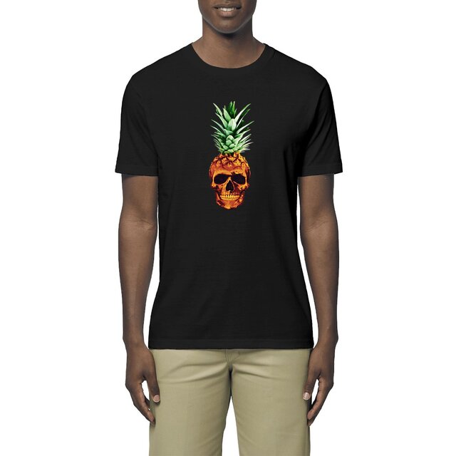 Image front T-Shirt unisexe - Tête de mort ananas