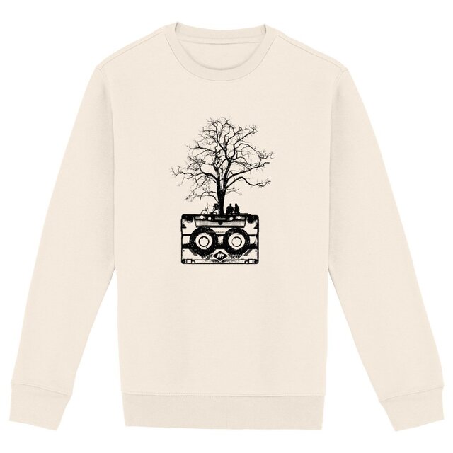 Image front Sweat-shirt Unisexe - Dessin Cassette Et Arbre De Musique