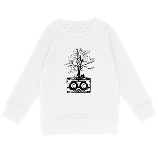 Image front Sweat-shirt Enfant  - Dessin Cassette Et Arbre De Musique