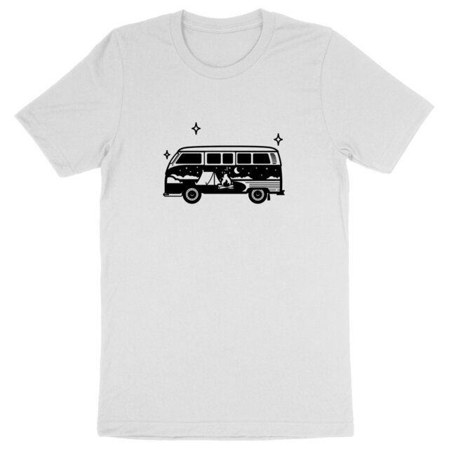 Image back T-shirt homme BIO - Van feu de camp