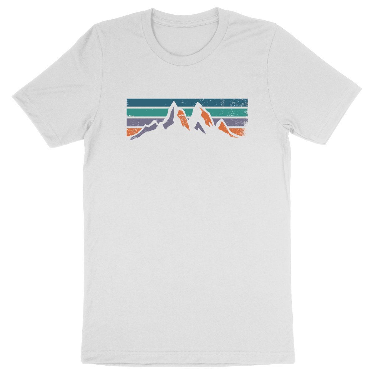 T-Shirt homme BIO - couché de soleil en montagne - Image