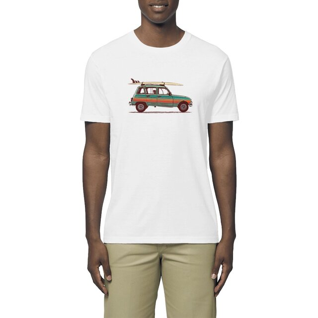 Image front T-shirt homme coton Bio - Surf 4L