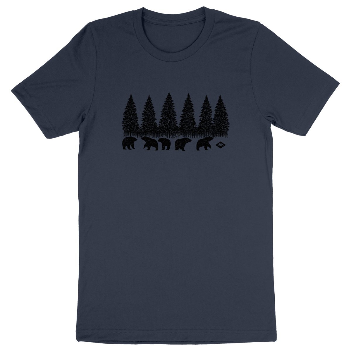 T-Shirt Bio - Forêt d'ours  - Image