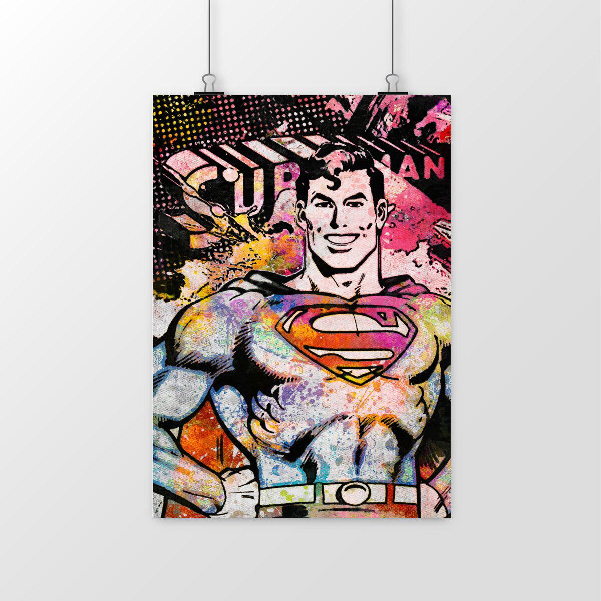 Poster Superman street-art