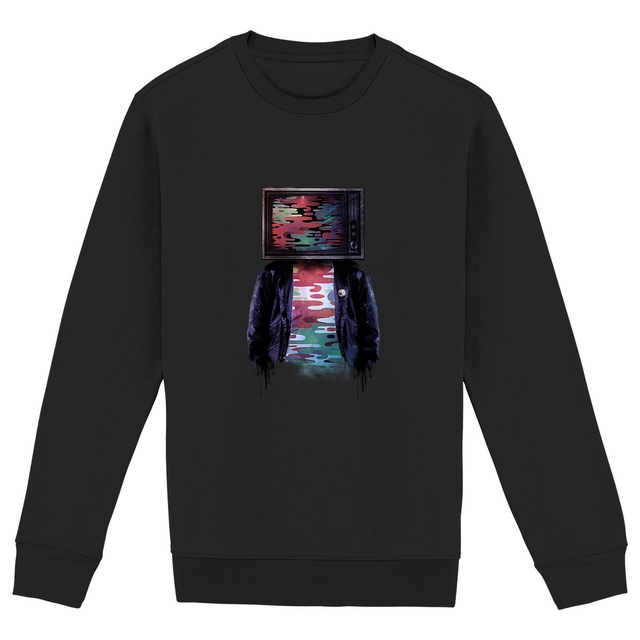 Image back Sweat-shirt street-art Unisexe - TV Head