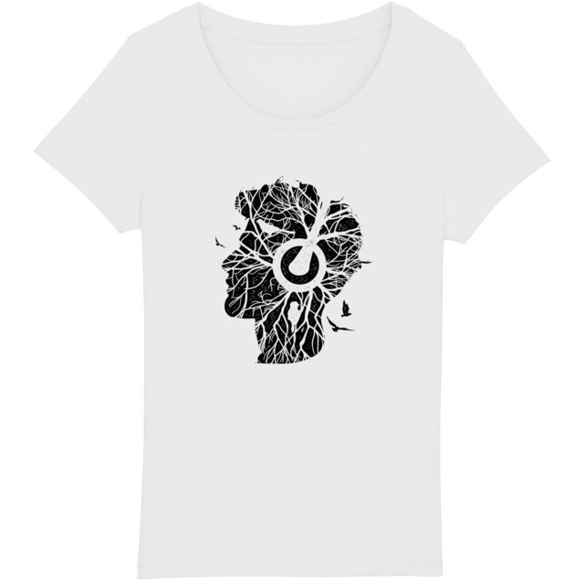 Image back T-shirt Femme BIO - Arbre Roots Music