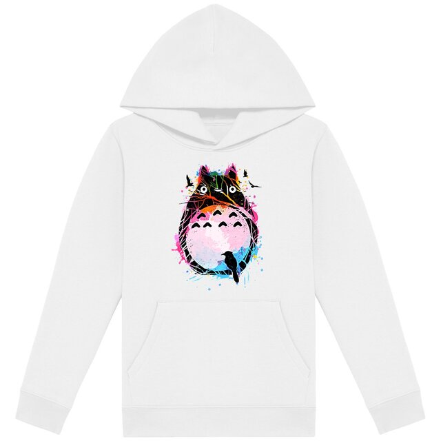 Image back Sweat à capuche Enfant - Totoro street-art