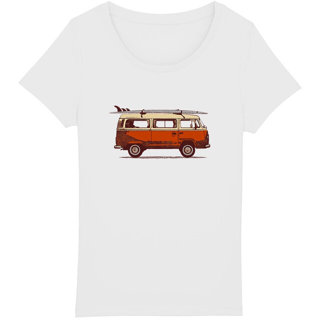 Image back T-shirt BIO - Surf Combi Volkswagen