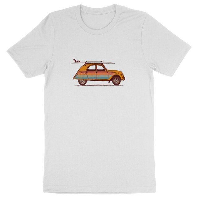 Image back T-Shirt coton Bio - Surf 2CV