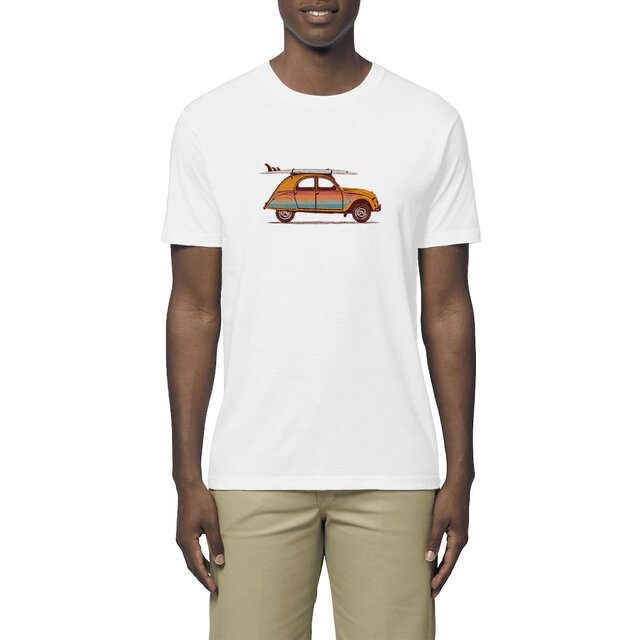 Image front T-Shirt coton Bio - Surf 2CV