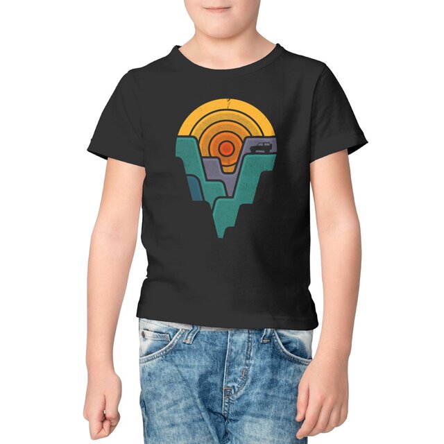 Image front T-shirt Enfant - Canyon vibe