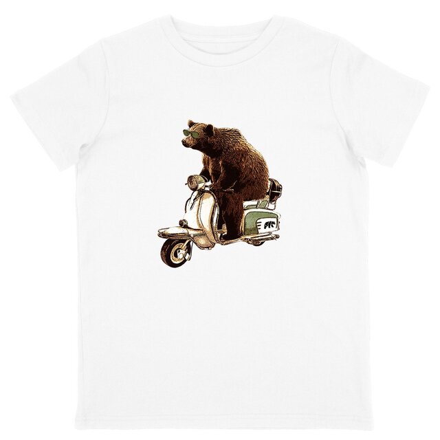 Image back T-shirt Enfant - Ours Vespa