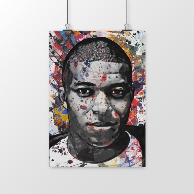 Image front Poster Kylian Mbappé - Affiche d'Art Street-art