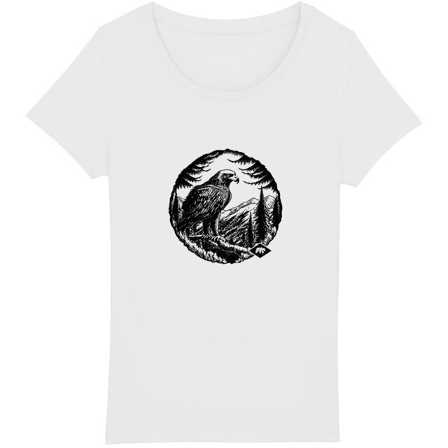 Image back T-shirt Femme BIO - Aigle En Montagne