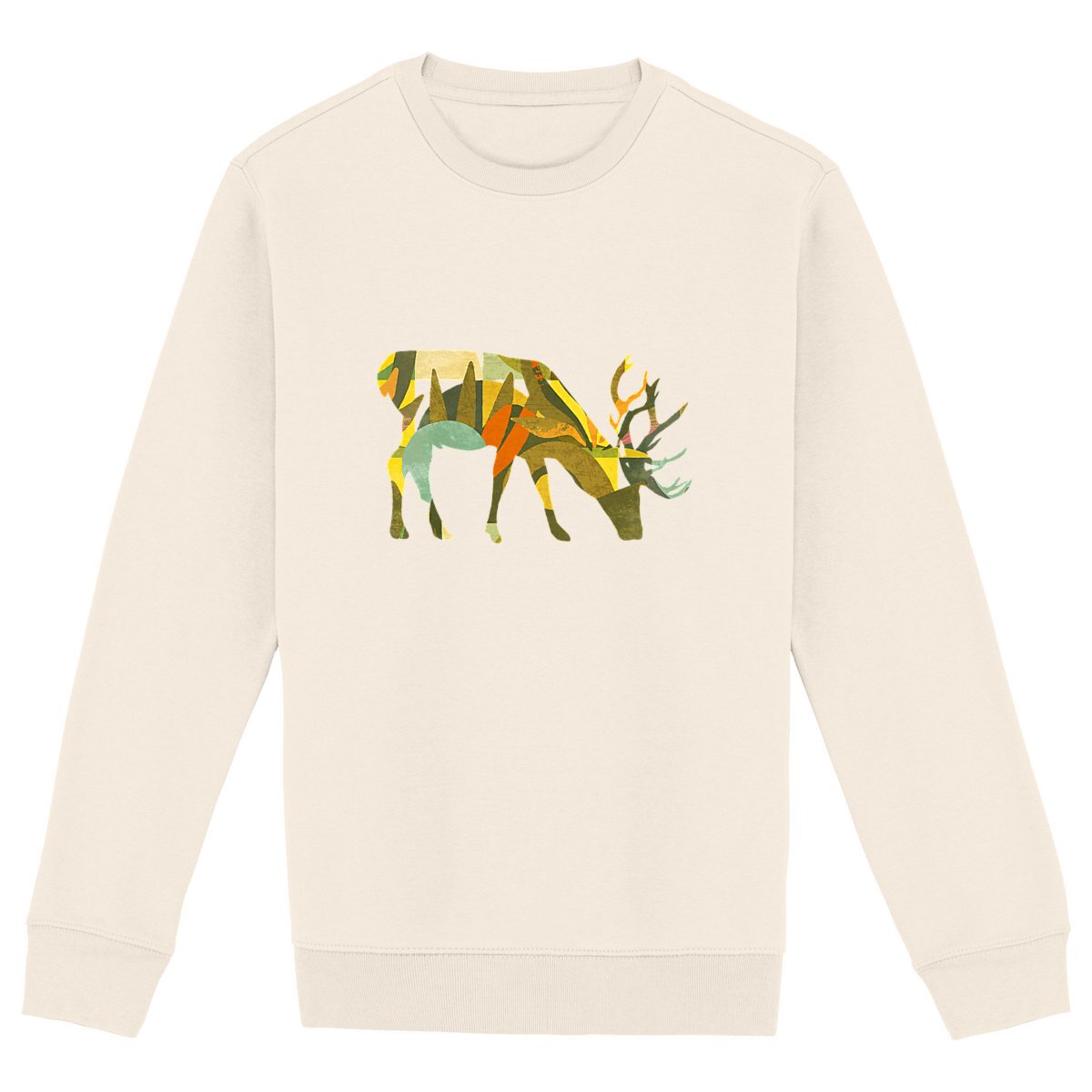 Sweat-shirt Unisexe graphique - Cerf Géométrique Coloré