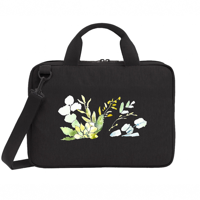 Image front Sacoche d'ordinateur florale