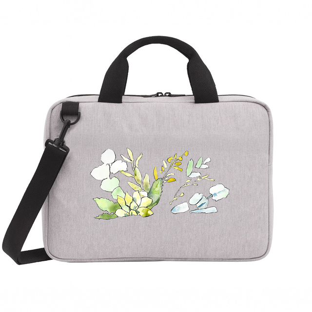 Image back Sacoche d'ordinateur florale