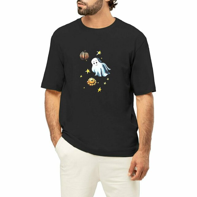 Image front T-shirt Unisexe Oversized Halloween