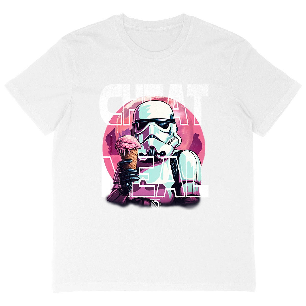 Image back T-shirt oversize Dark Force
