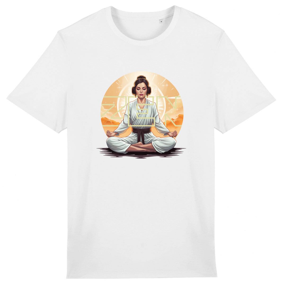 Image front T-shirt unisexe MAÎTRE YOGA