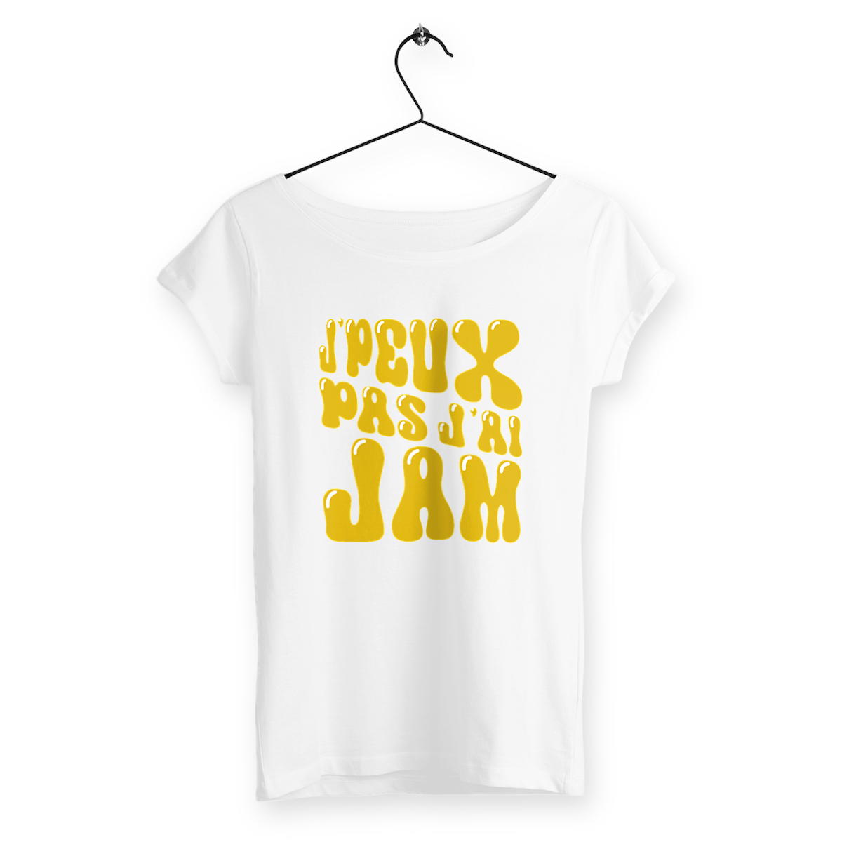 Image back T-shirt slub femme JAM