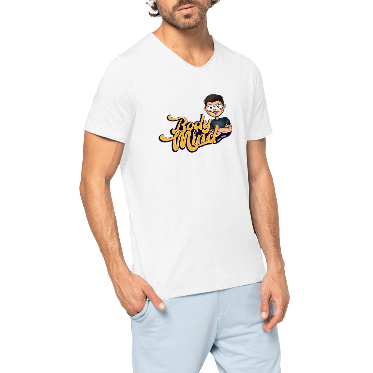 Image front T-shirt slub homme BM X M.DARNERE