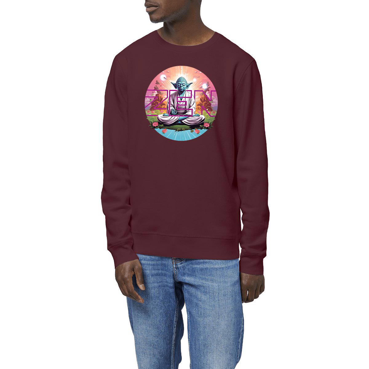 Image front Sweat-shirt unisexe MAÎTRE YOGA