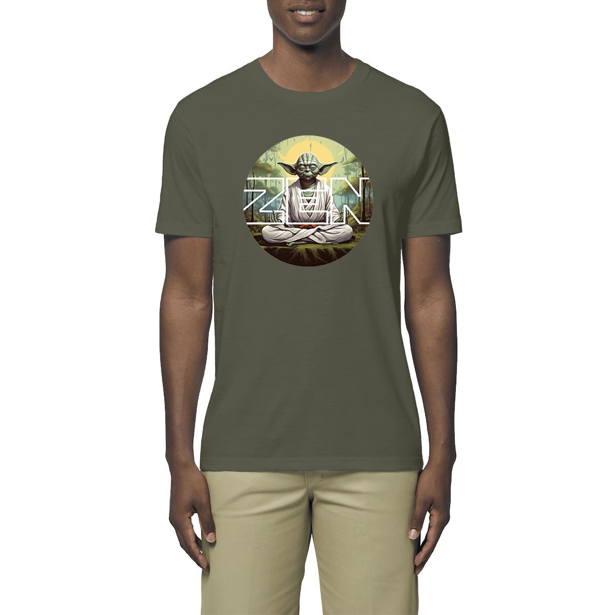 Image front T-shirt unisexe MAÎTRE YOGA