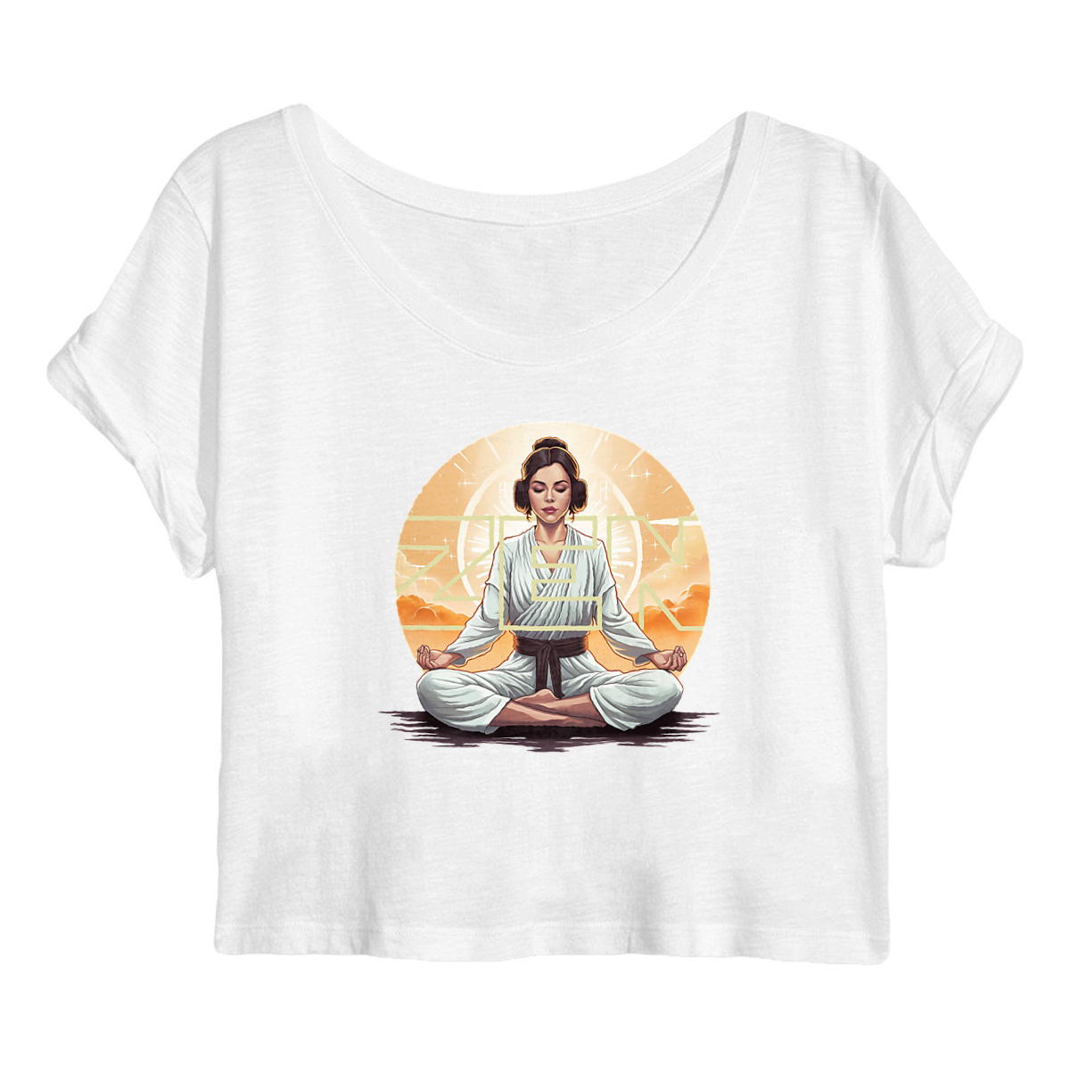 Image back Crop top MAÎTRE YOGA