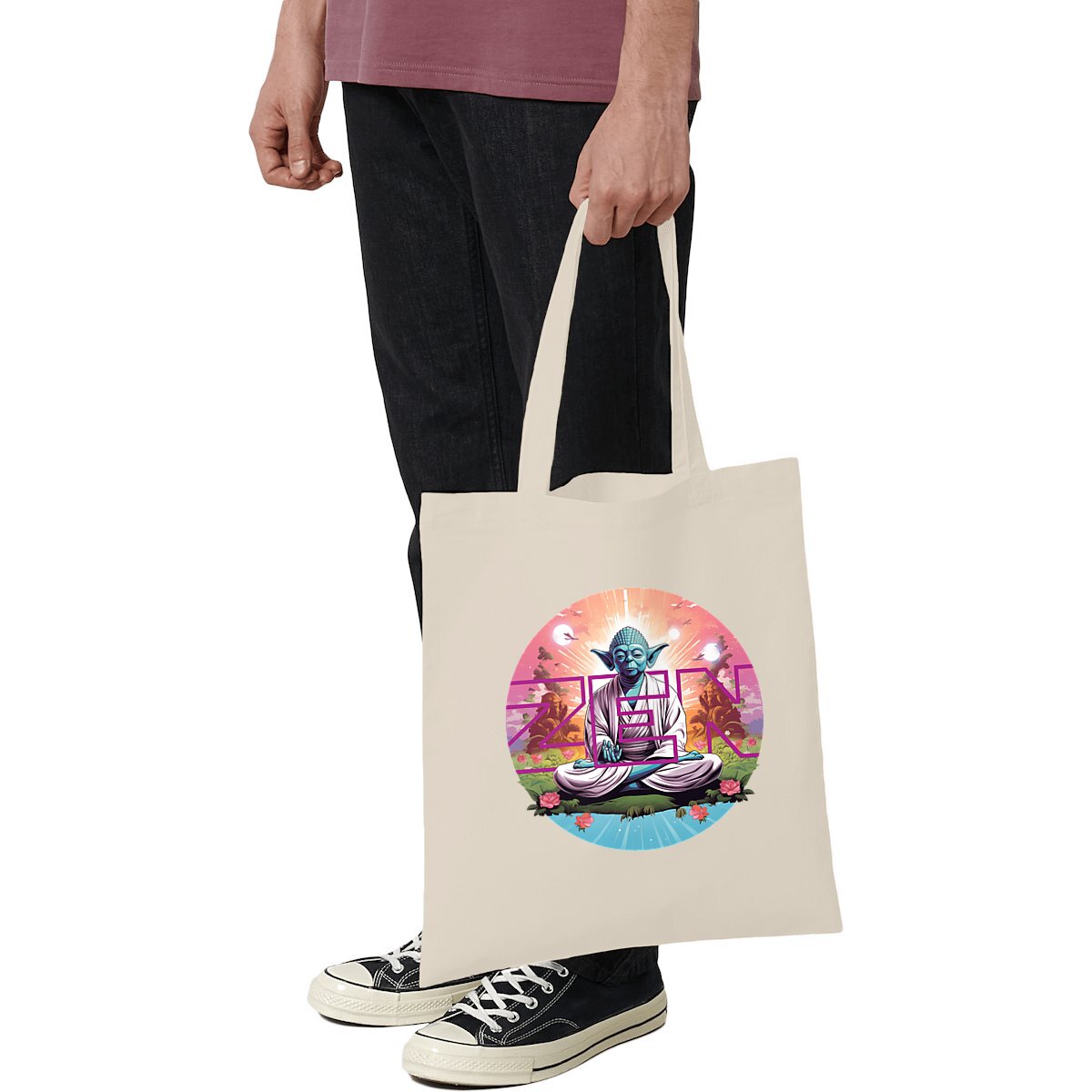 Image front Totebag MAÎTRE YOGA