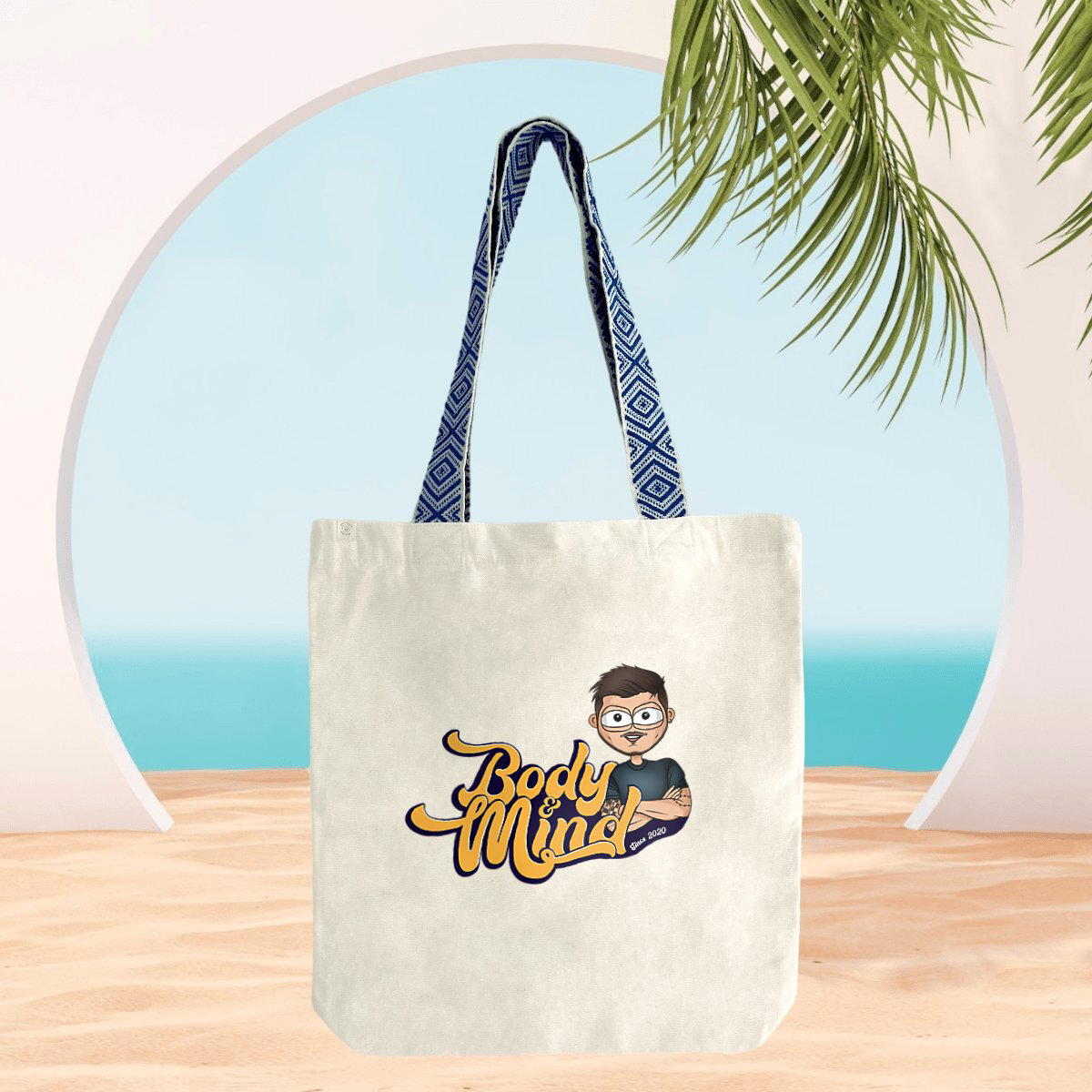 Image front Totebag ethnique BM X M.DARNERE