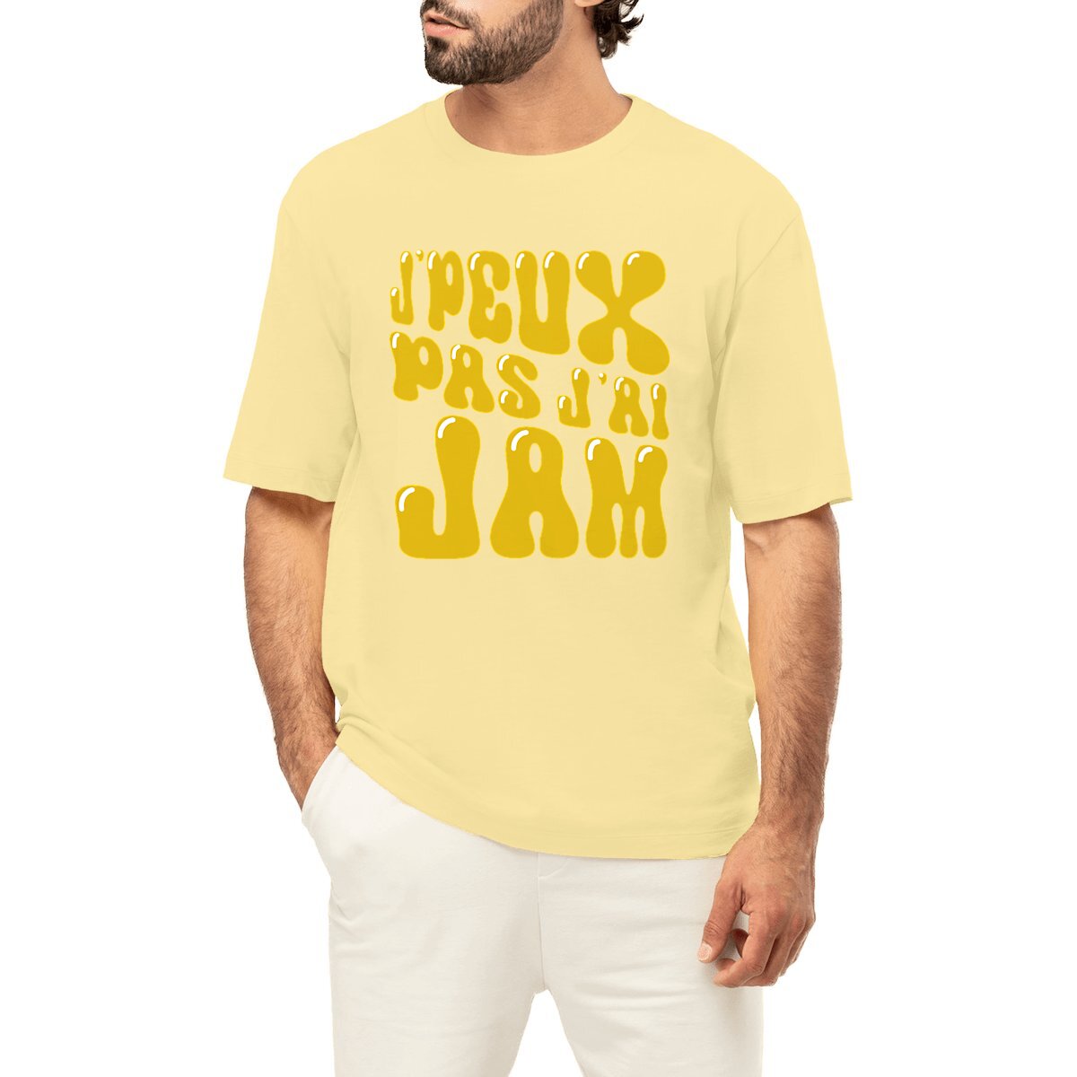 Image front T-shirt oversize JAM