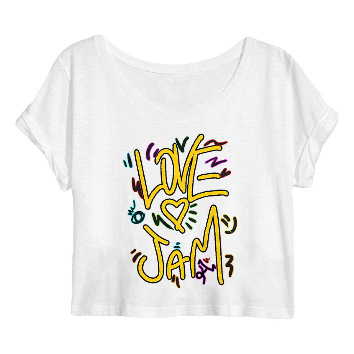 Image back Crop top JAM