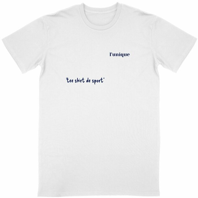 Image front Le tee shirt de sport