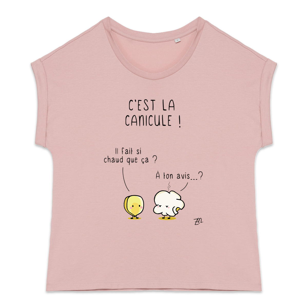 Hot Pop Corn Rose Coton Bio - Image