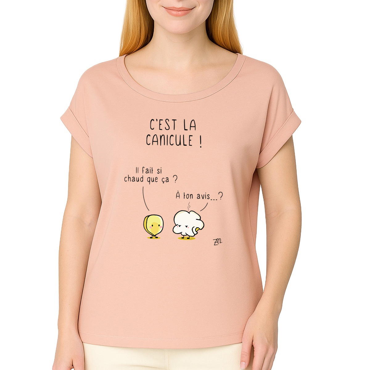 Hot Pop Corn Rose Coton Bio