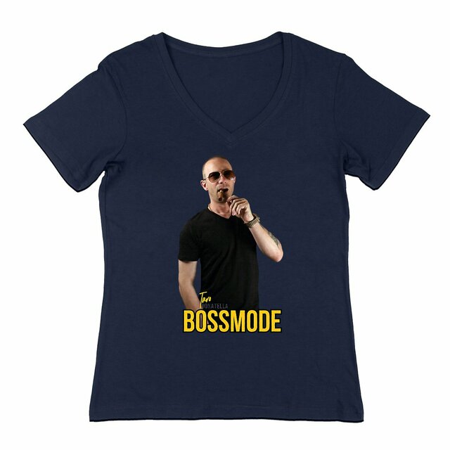 Damen-T-Shirt mit V-Ausschnitt - Taro Bossmode - Image