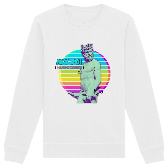 Image back Sweat-shirt version EN "My POI Points of Interest"